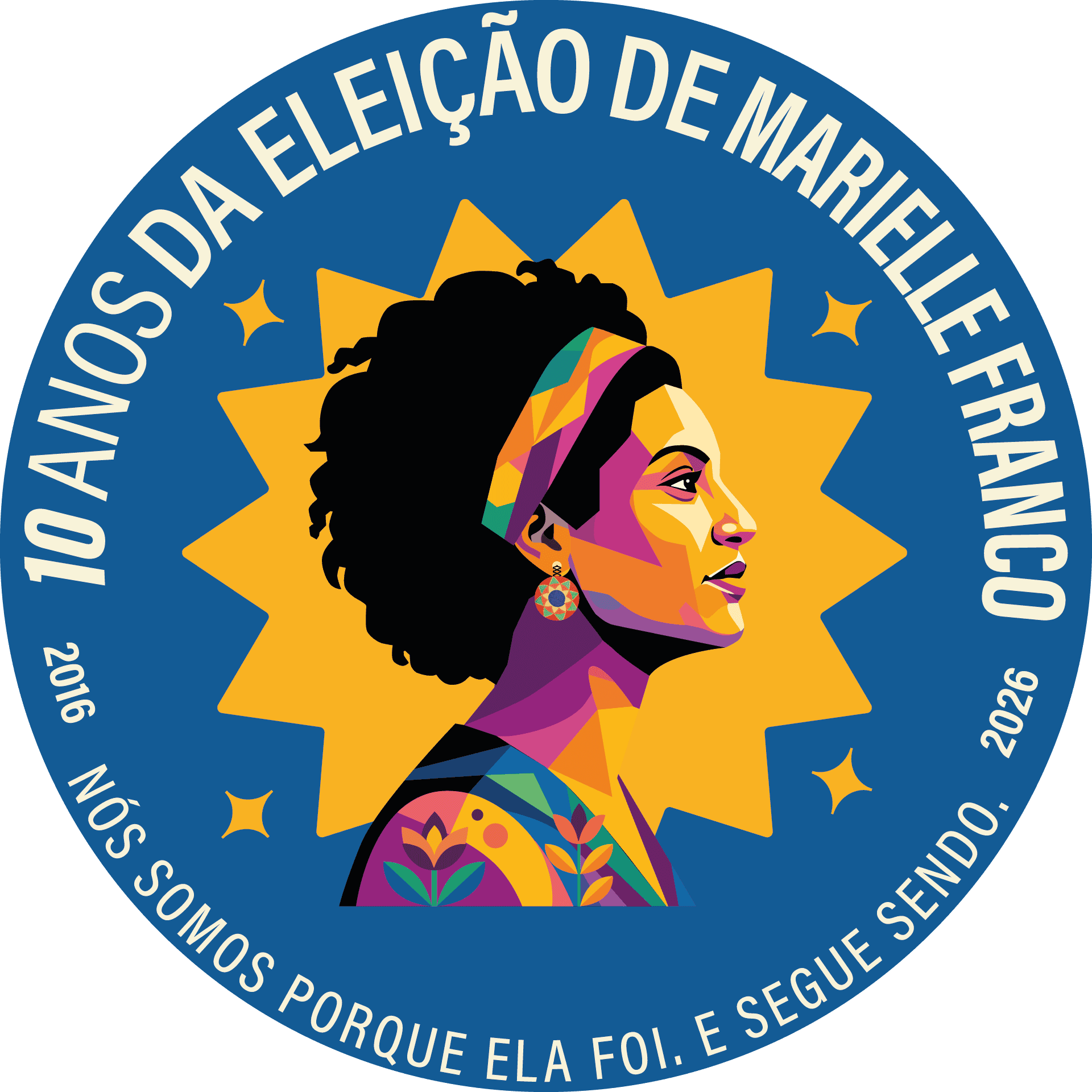 Emblema ilustrado de Marielle